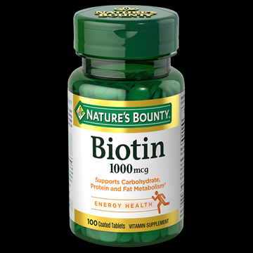 Nature’s Bounty Biotin 1000 mcg , 100 Coated Tablets
