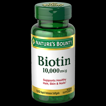 Nature’s Bounty Biotin 10,000 mcg , 120 Rapid Release Softgels