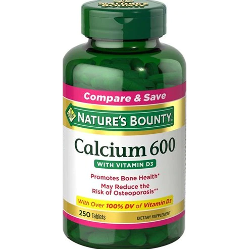 Nature’s Bounty calcium 600 + d high potency