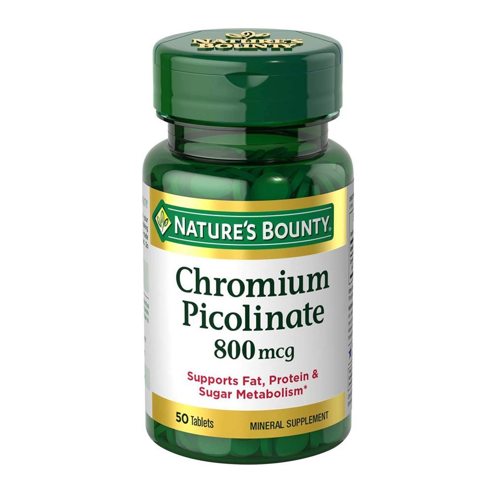 Nature’s Bounty chromium picolinate 800mcg
