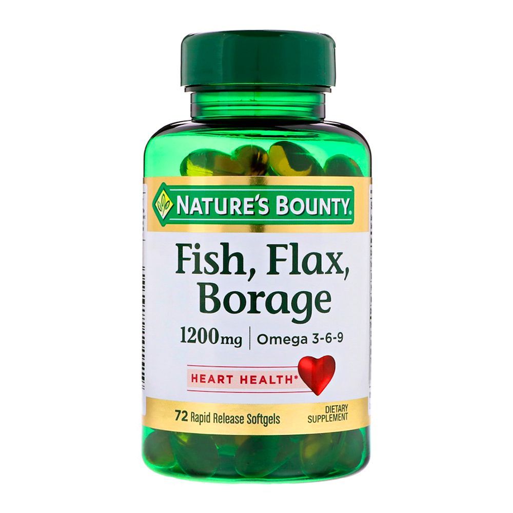 Nature’s Bounty fish flax omega