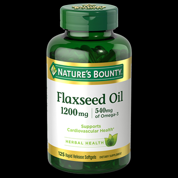 Nature’s Bounty Flaxseed Oil 1,200 mg , 125 Rapid Release Softgels