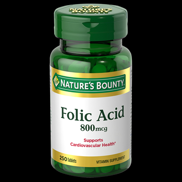 Nature’s Bounty Folic Acid 800 mcg , 250 Tablets