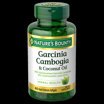 Nature’s Bounty Garcinia Cambogia & Coconut Oil 1000 mg , 60 Rapid Release Softgels