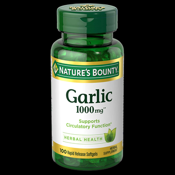 Nature’s Bounty Garlic 1,000 mg** , 100 Rapid Release Softgels
