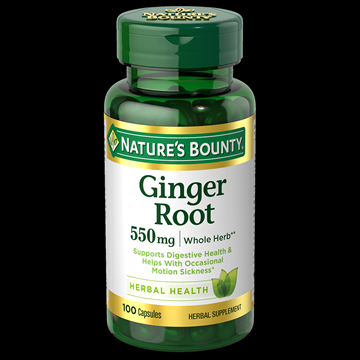 Nature’s Bounty Ginger Root 550 mg , 100 Capsules