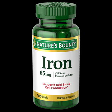 Nature’s Bounty Iron 65 mg , 100 Tablets