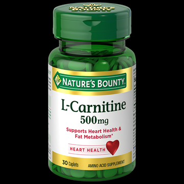 Nature’s Bounty L-Carnitine 500 mg , 30 Caplets