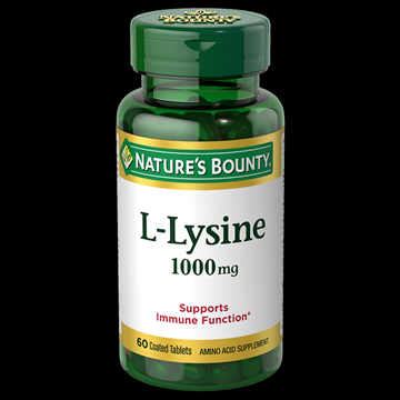 Nature’s Bounty L-Lysine 1,000 mg , 60 Coated Tablets