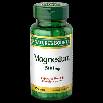 Nature’s Bounty Magnesium 500 mg , 100 Coated Tablets