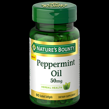 Nature’s Bounty Peppermint Oil 50 mg , 90 Coated Softgels
