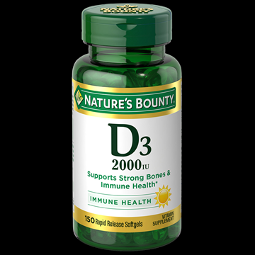 Nature’s Bounty Vitamin D3 2,000 IU , 150 Rapid Release Softgels