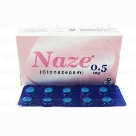 Naze tablet 0.5 mg 5×10’s(Clonazepam)
