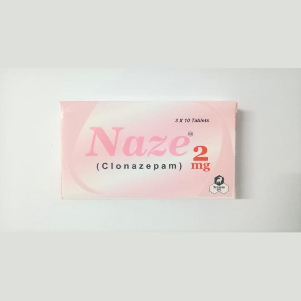 Naze Tablet 2 mg 3×10’s(Clonazepam)