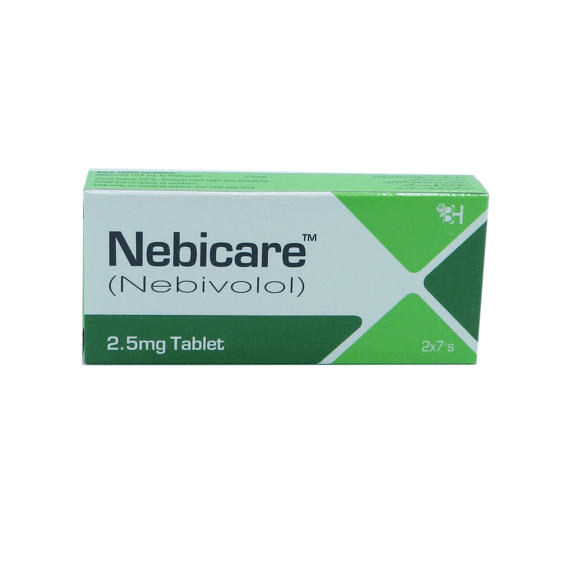 Nebicare tablet 2.5 mg 14’s