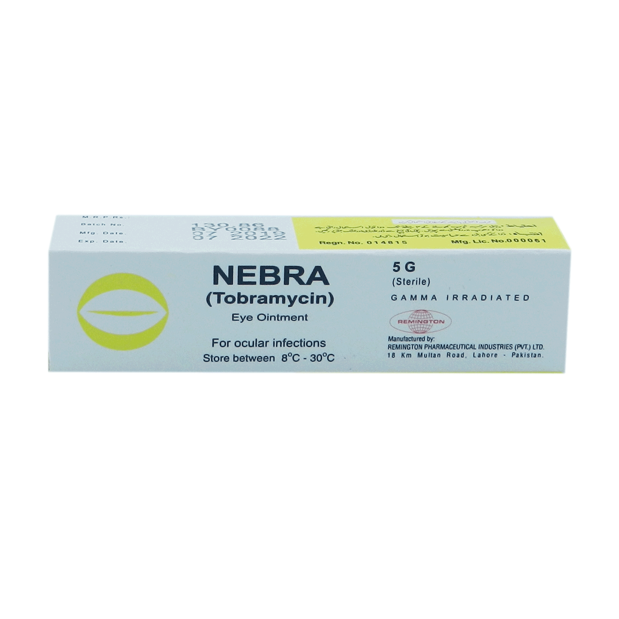 Nebra 0.30% Eye Oint 5 gm