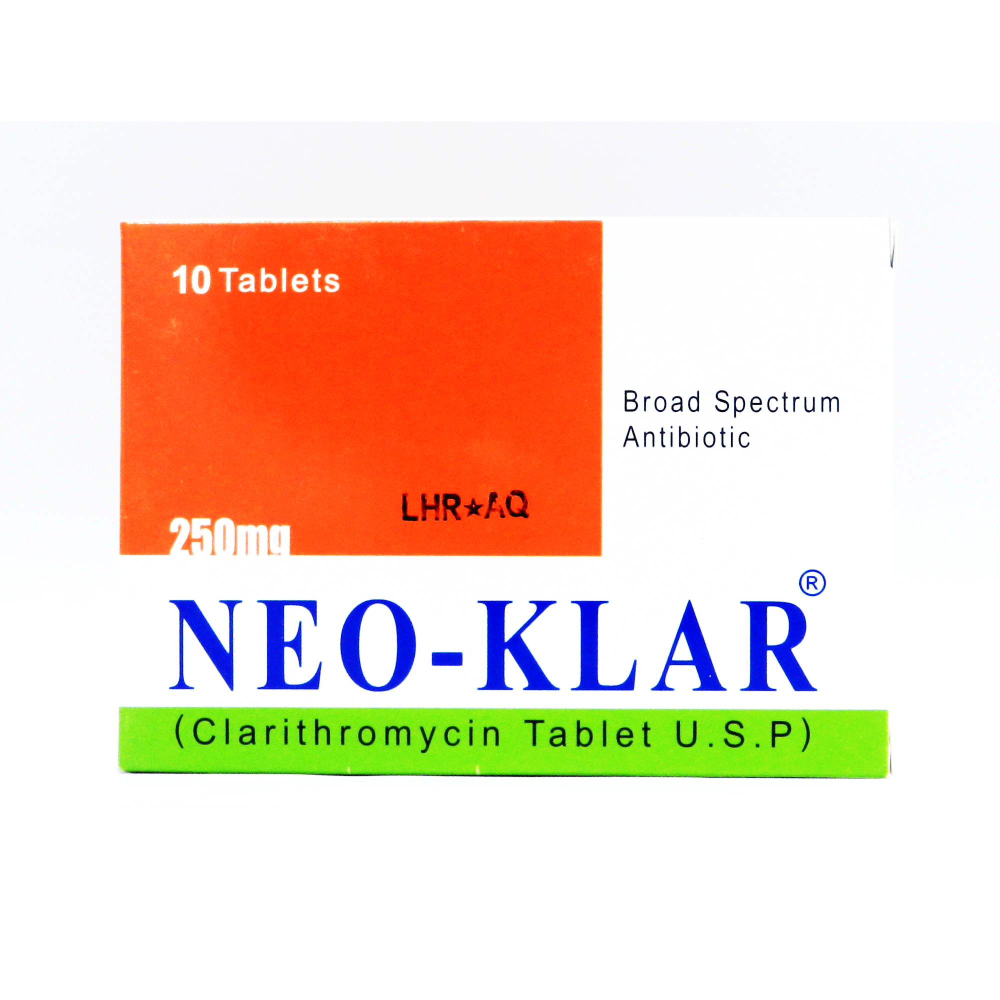Neo-Klar tablet 250 mg 10’s