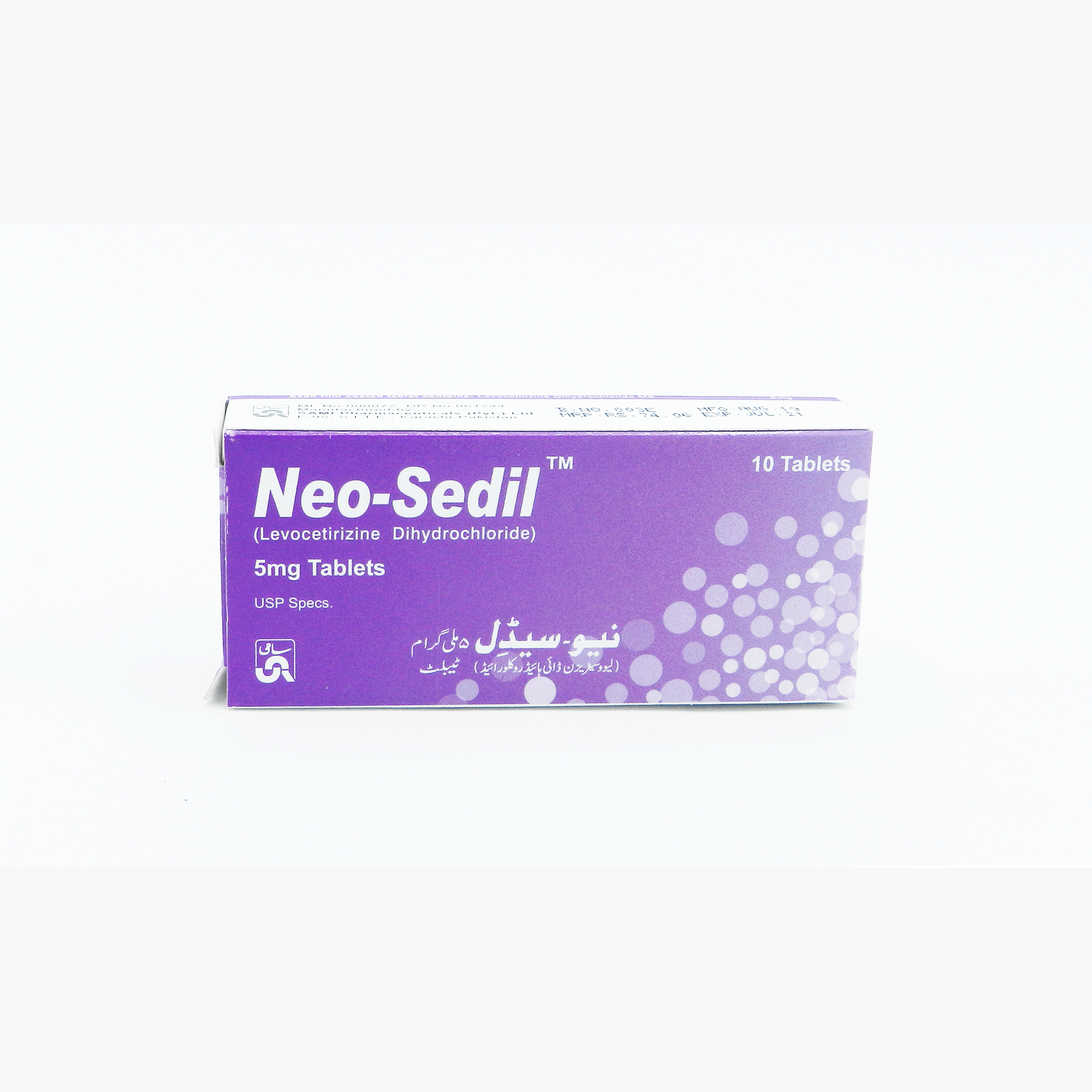 Neo-Sedil tablet 5 mg 10’s