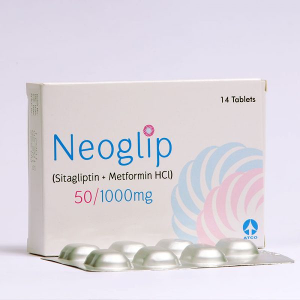 Neoglip Tab 50mg/1000mg 14s