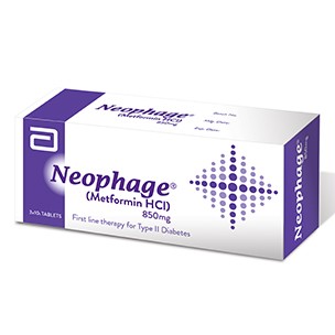 Neophage tablet 850 mg 3×10’s