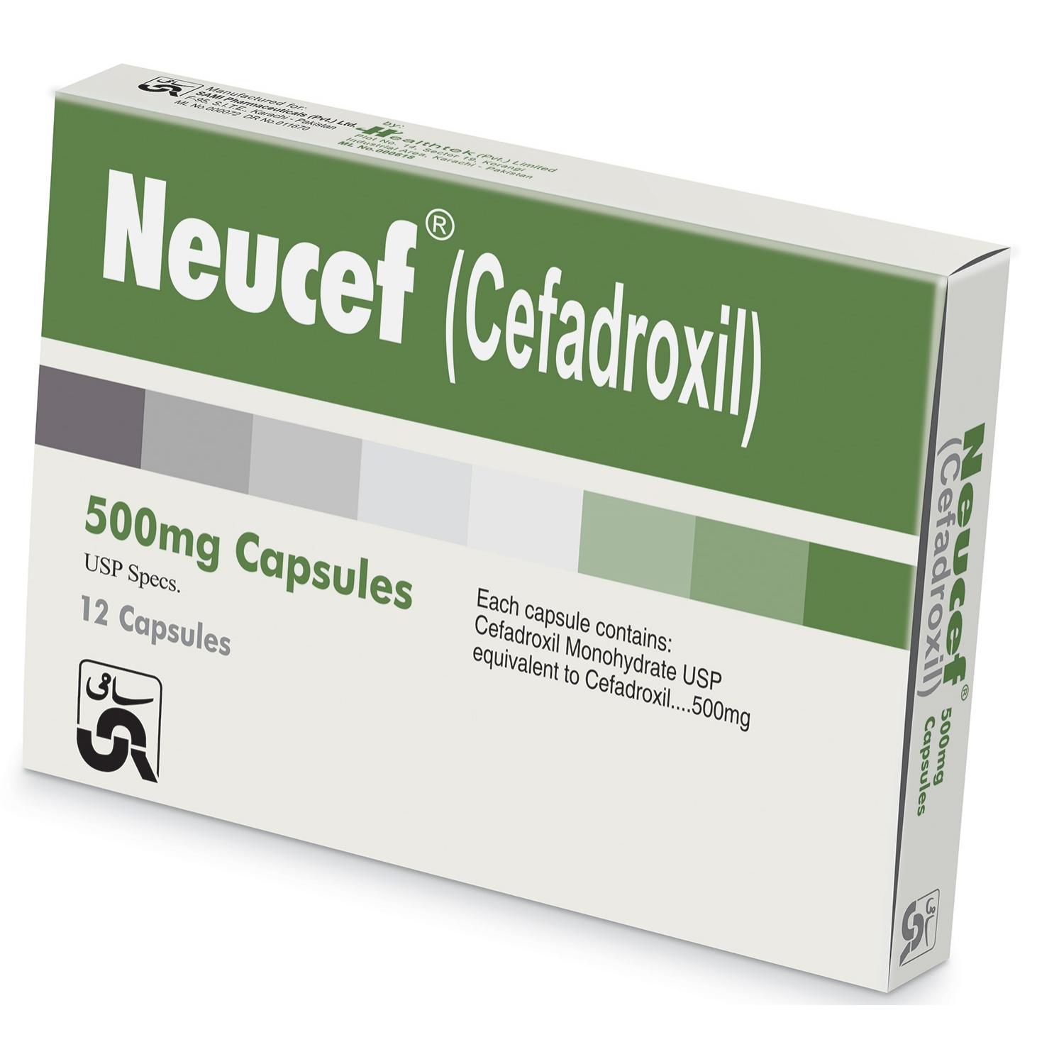 Neucef capsule 500 mg 12’s