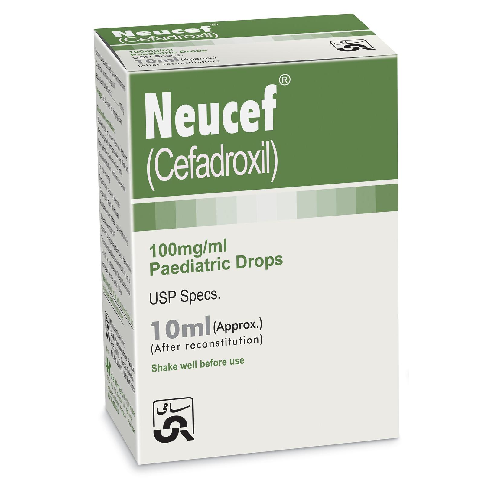 Neucef Pediatric Drop 100 mg 10 mL