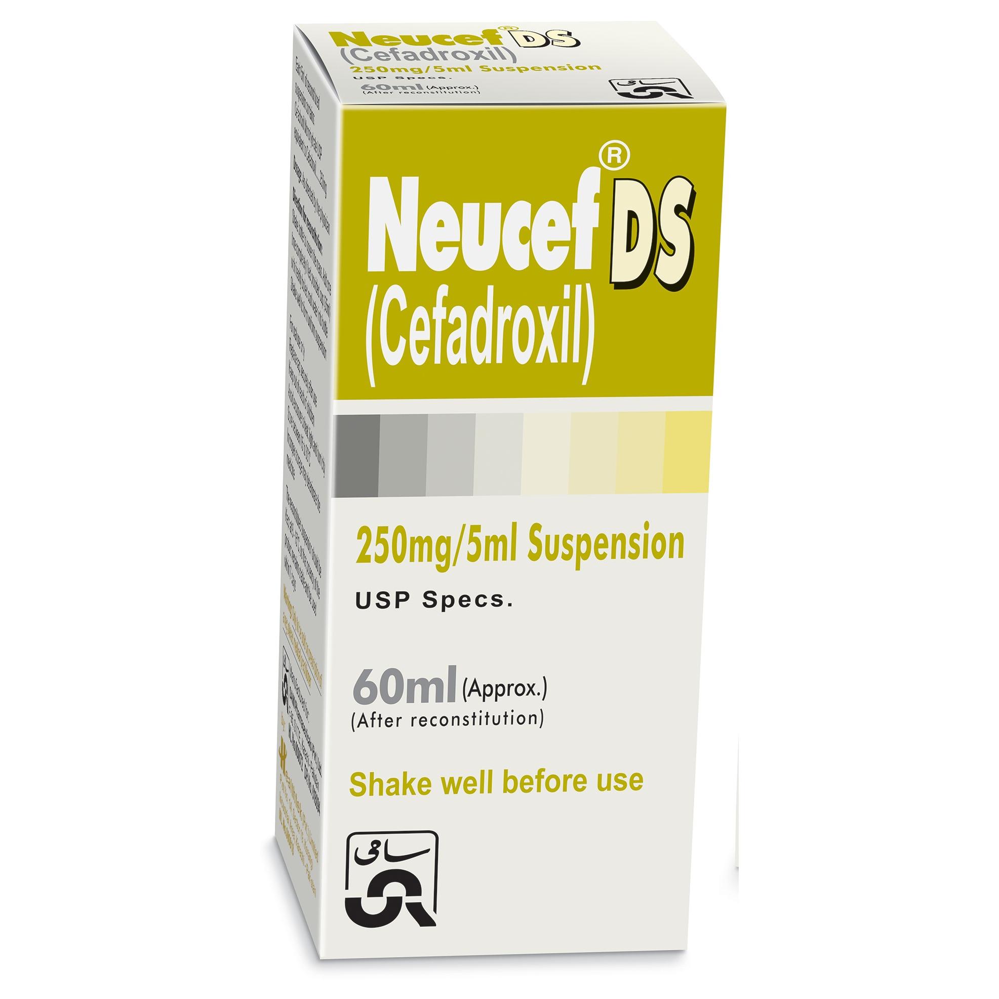 Neucef suspension DS 250 mg 60 mL