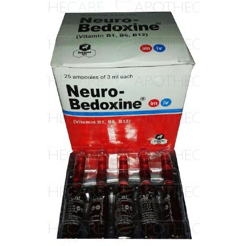 Neurobedoxine Injection 25 Ampx3 mL