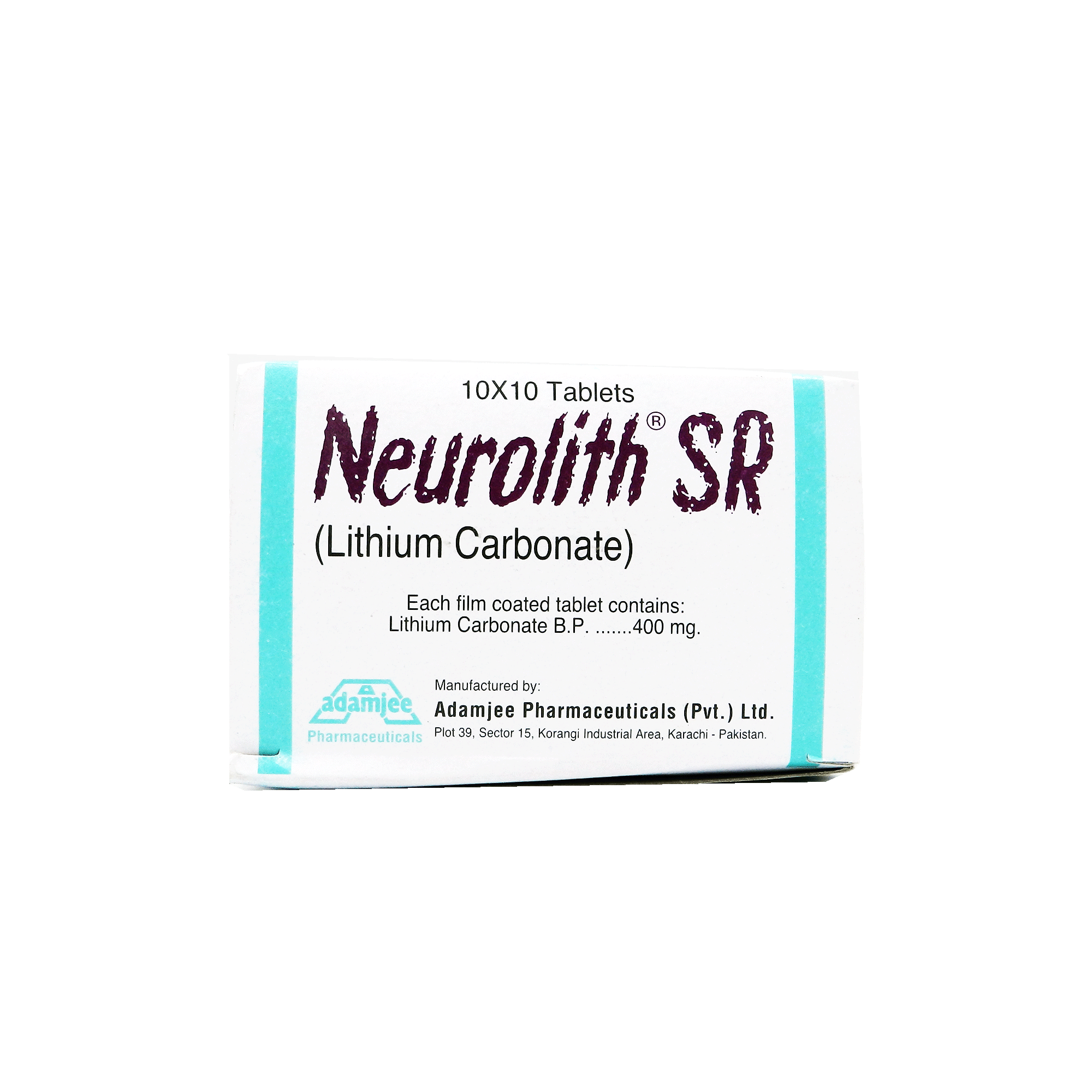 Neurolith SR tablet 400 mg 10×10’s