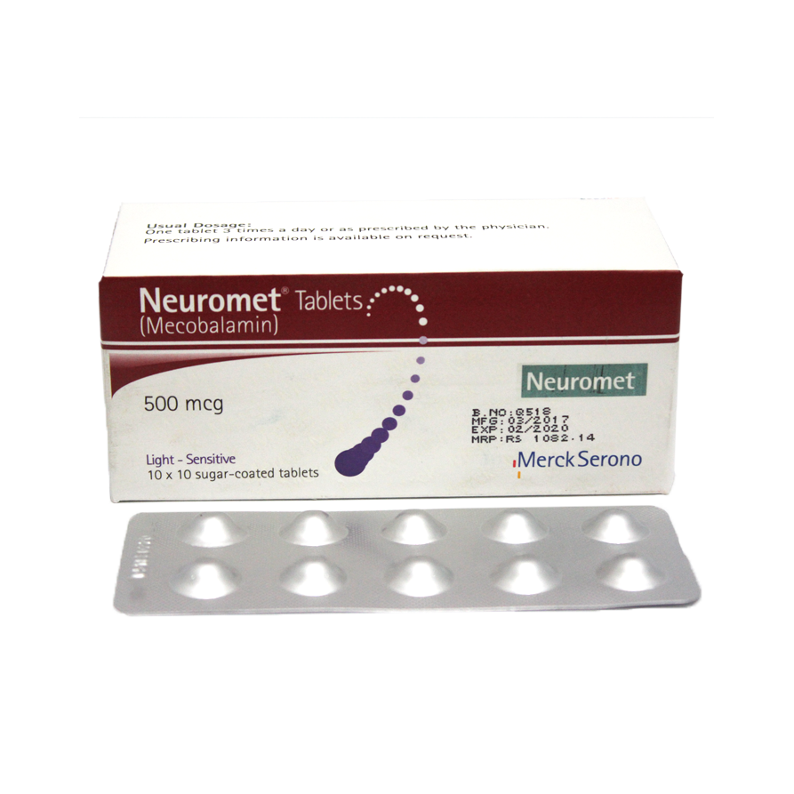 Neuromet tablet 500 mcg 10×10’s