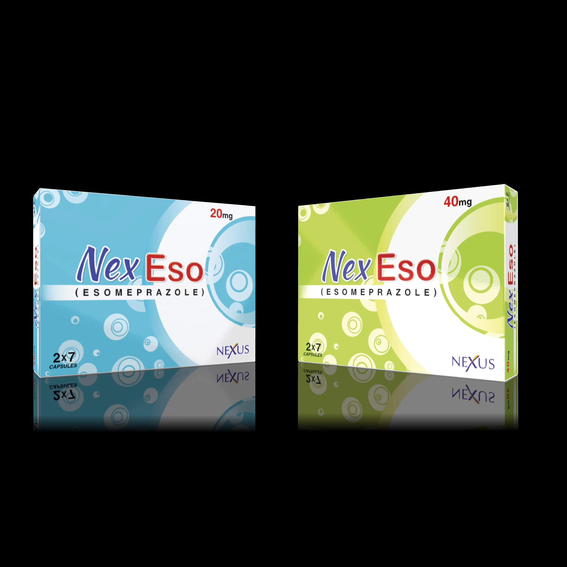 Nex Eso capsule 20 mg 2×7’s