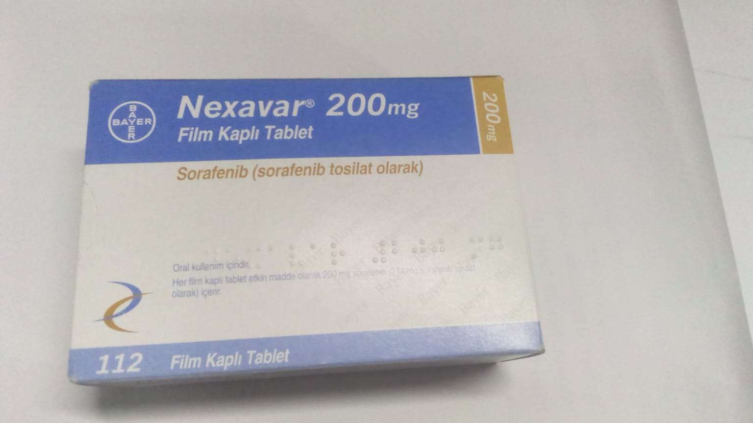 Nexavar Tablet 200 Mg 112 tablet ^