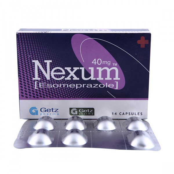 Nexum capsule 40 mg 2×7’s