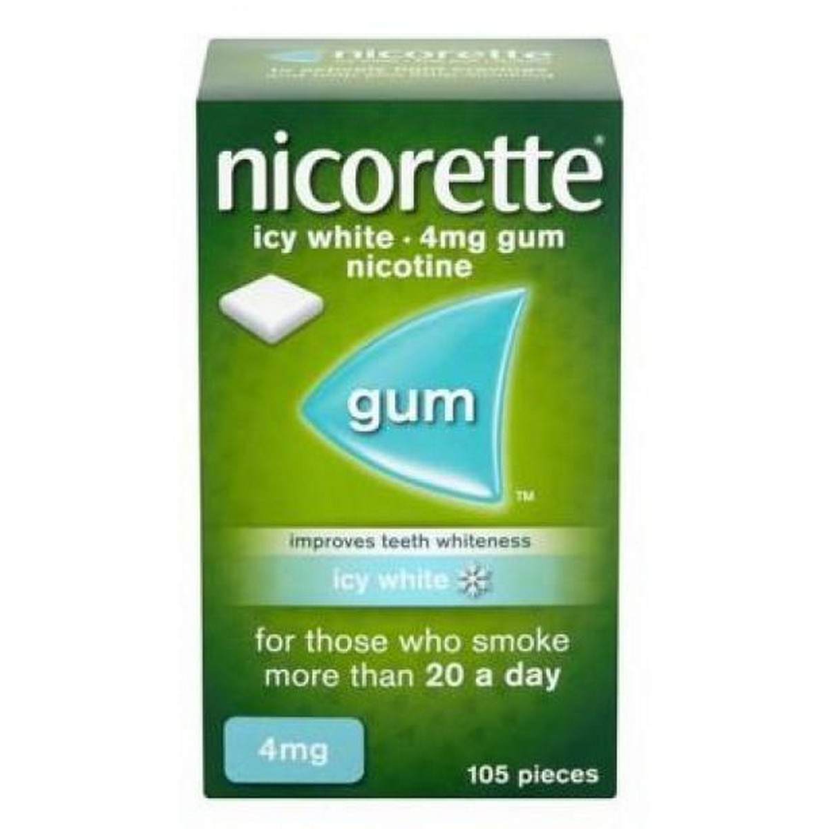 Nicorette Gum 4mg ICY White