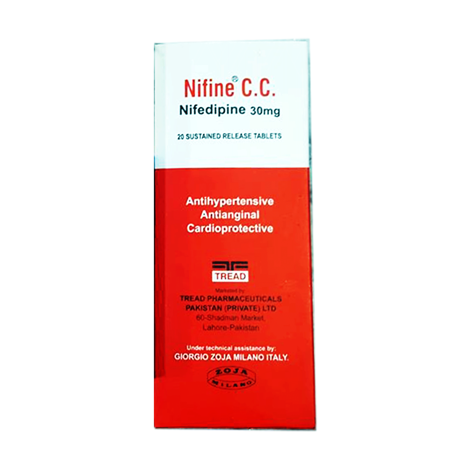 Nifine C.C tablet 30 mg 2×10’s