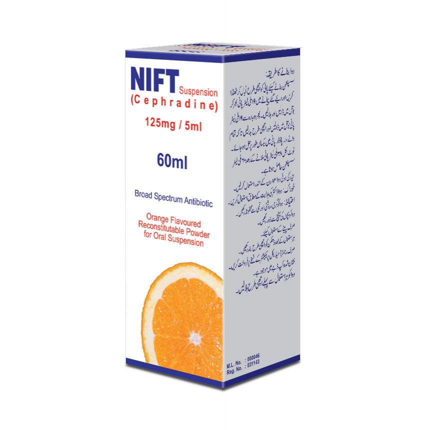 Nift suspension 125 mg 60 mL