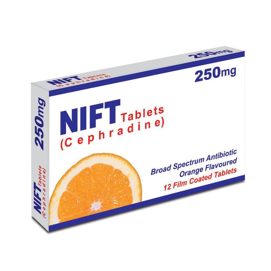Nift tablet 250 mg 12’s