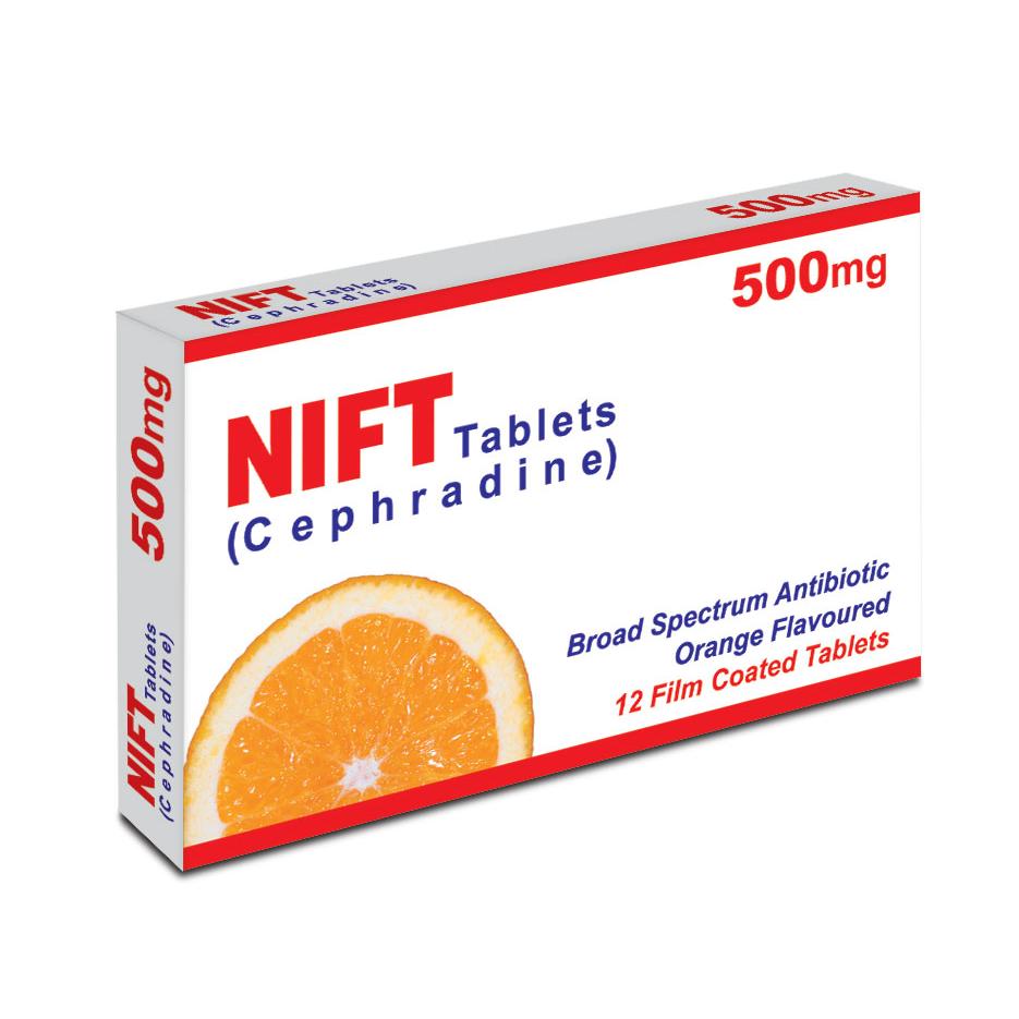 Nift tablet 500 mg 12’s