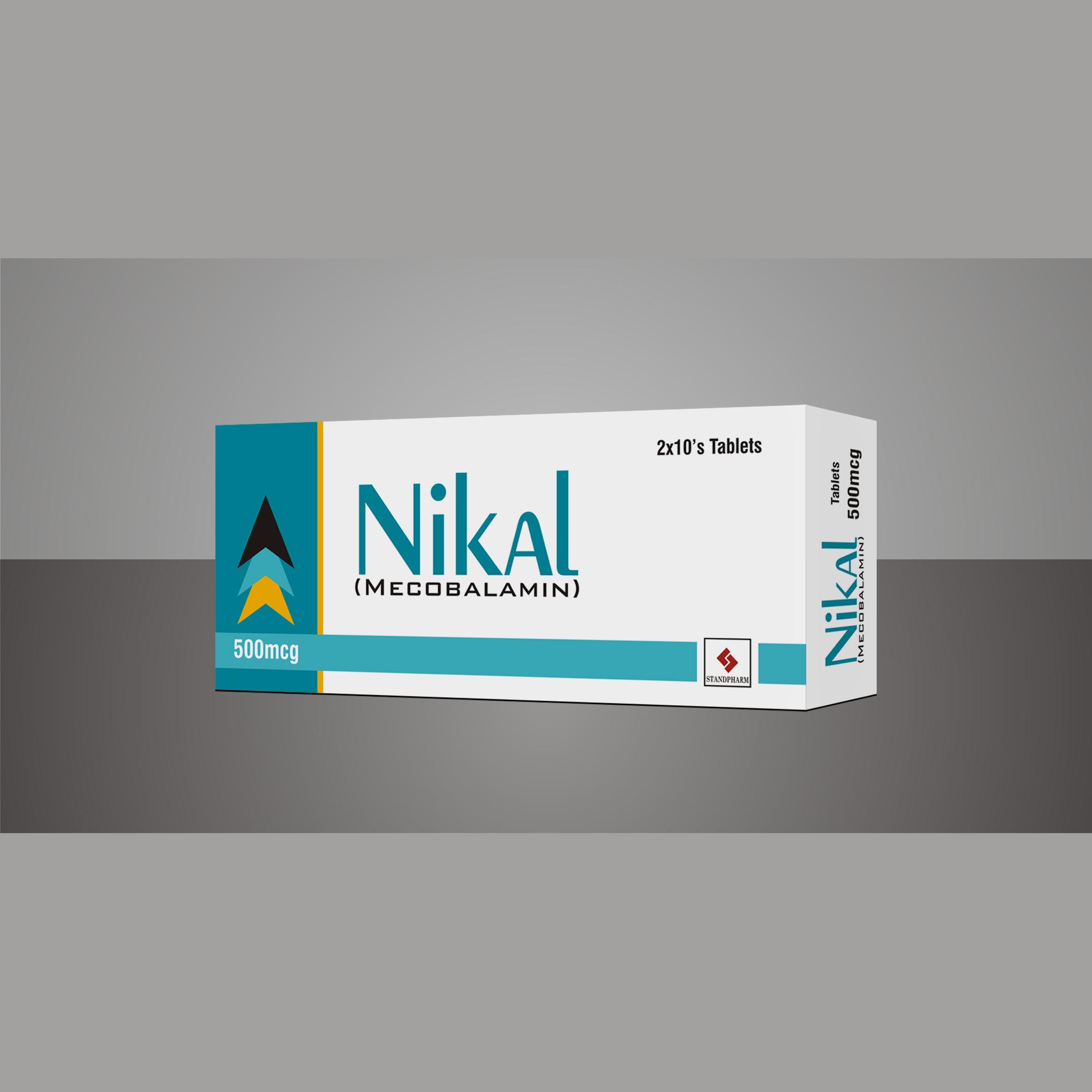 Nikal tablet 500 mcg 2×10’s