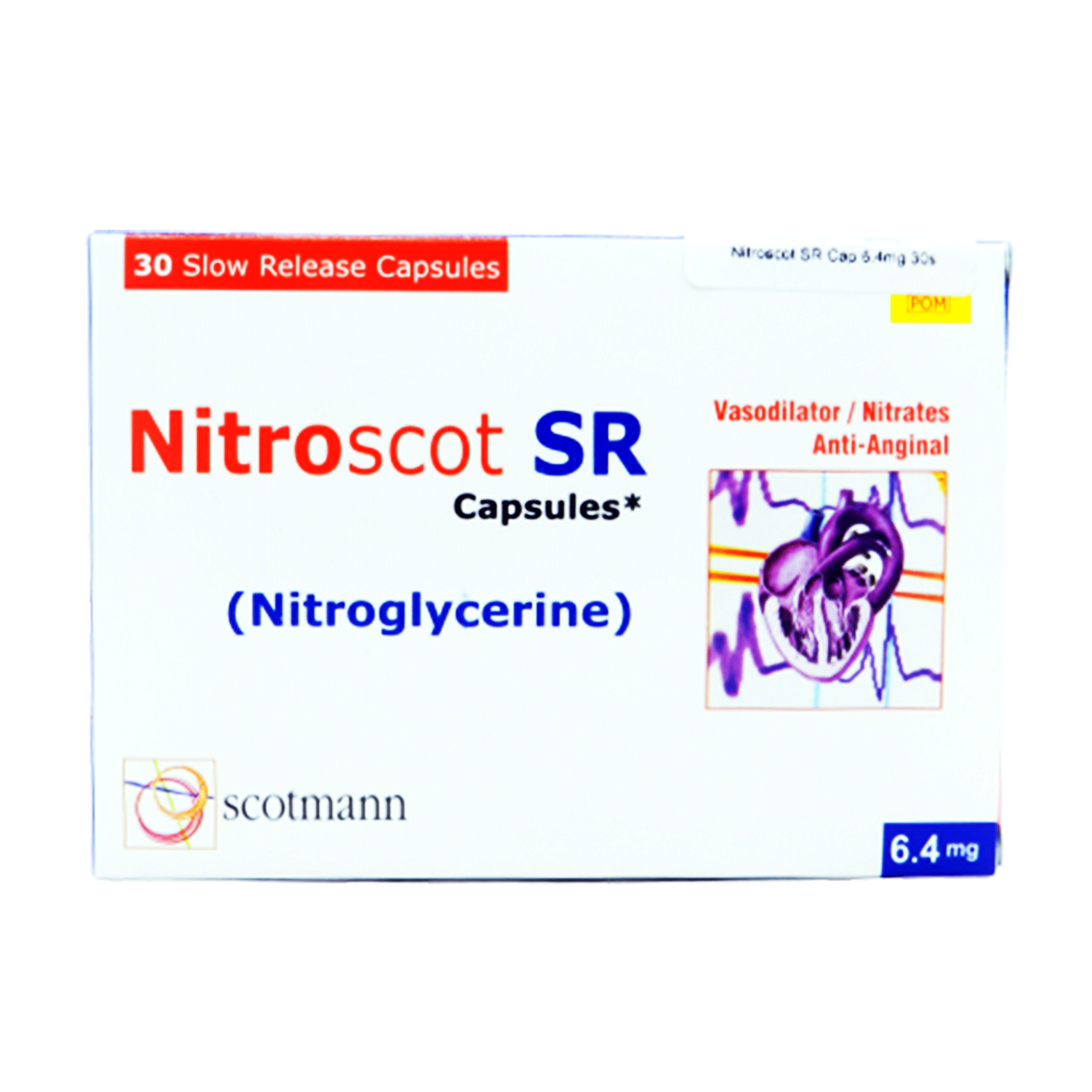 Nitroscot capsule SR 6.4 mg 3×10’s