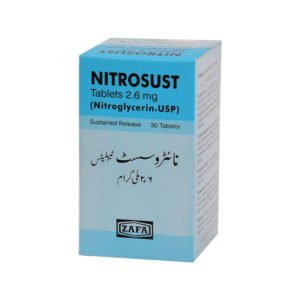 Nitrosust tablet SR 2.6 mg 30’s