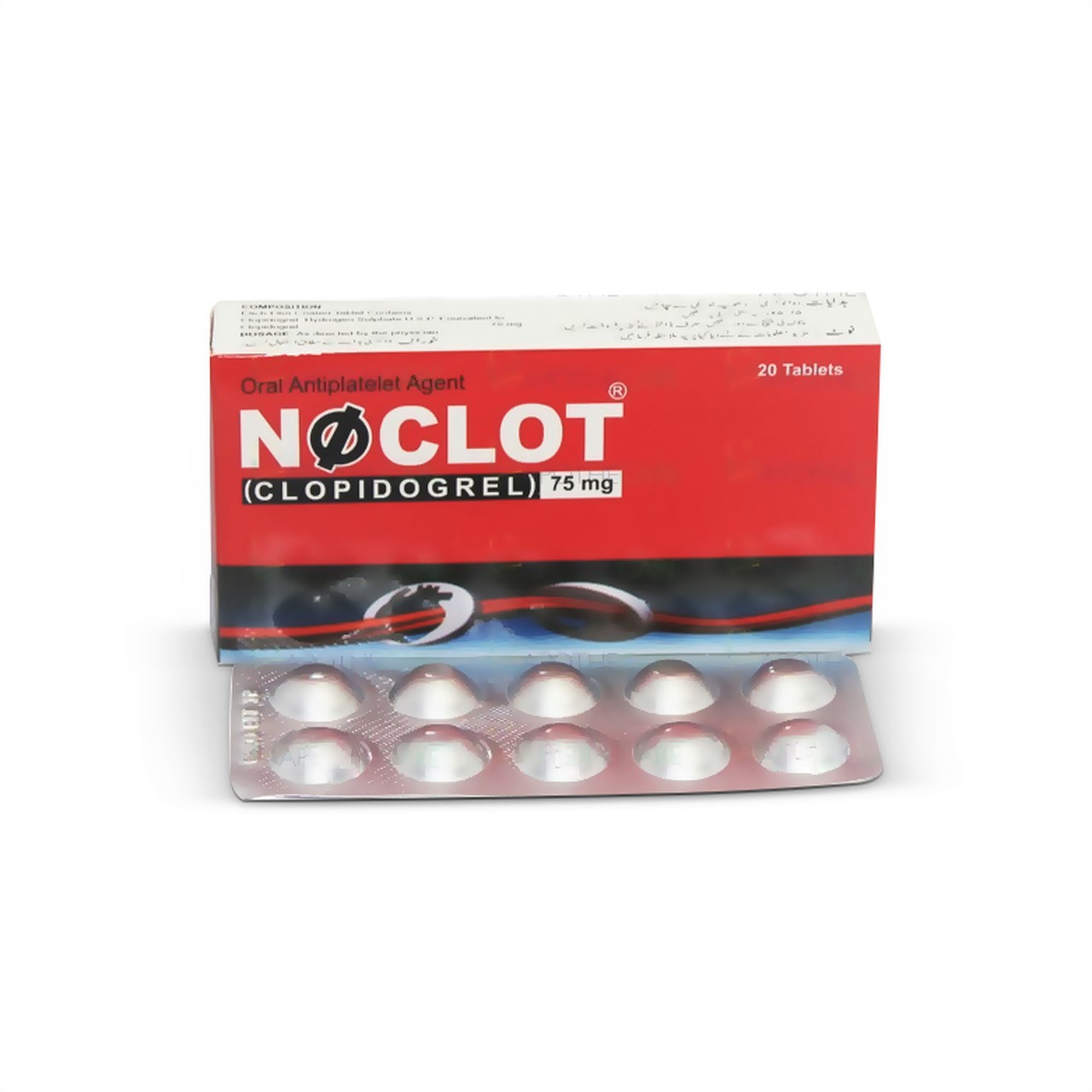 Noclot tablet 75 mg 20’s