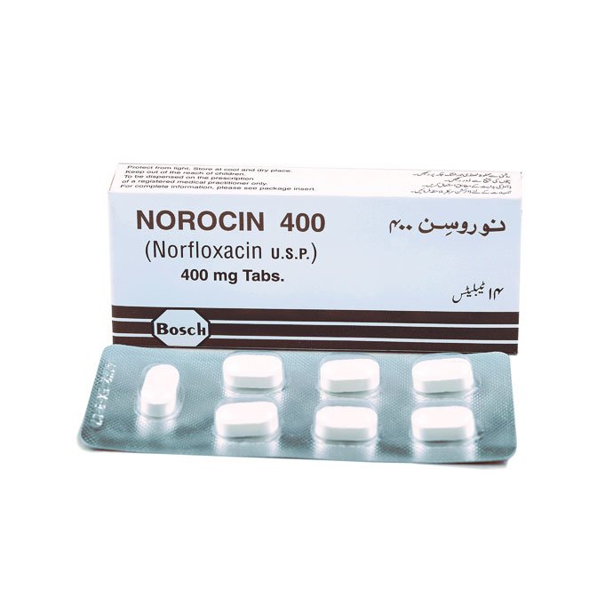 Norocin tablet 400 mg 2×7’s
