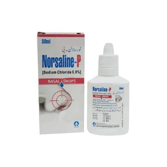 Norsaline-P (Sodium Chloride 0.9%) Nasal Drops 30 ML