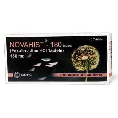 NOVAHIST 180mg Tablet 10s
