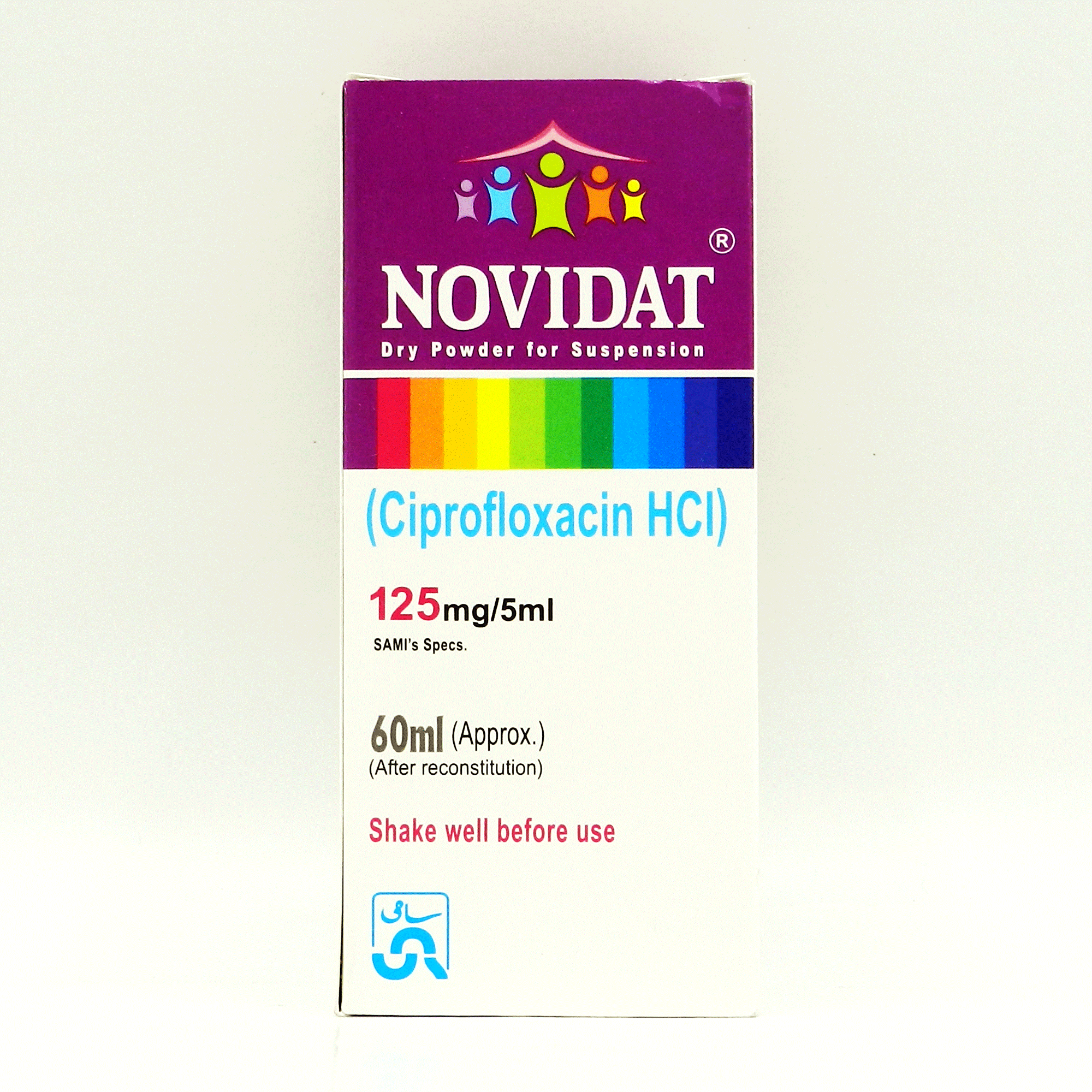 Novidat suspension 125 mg 60 mL