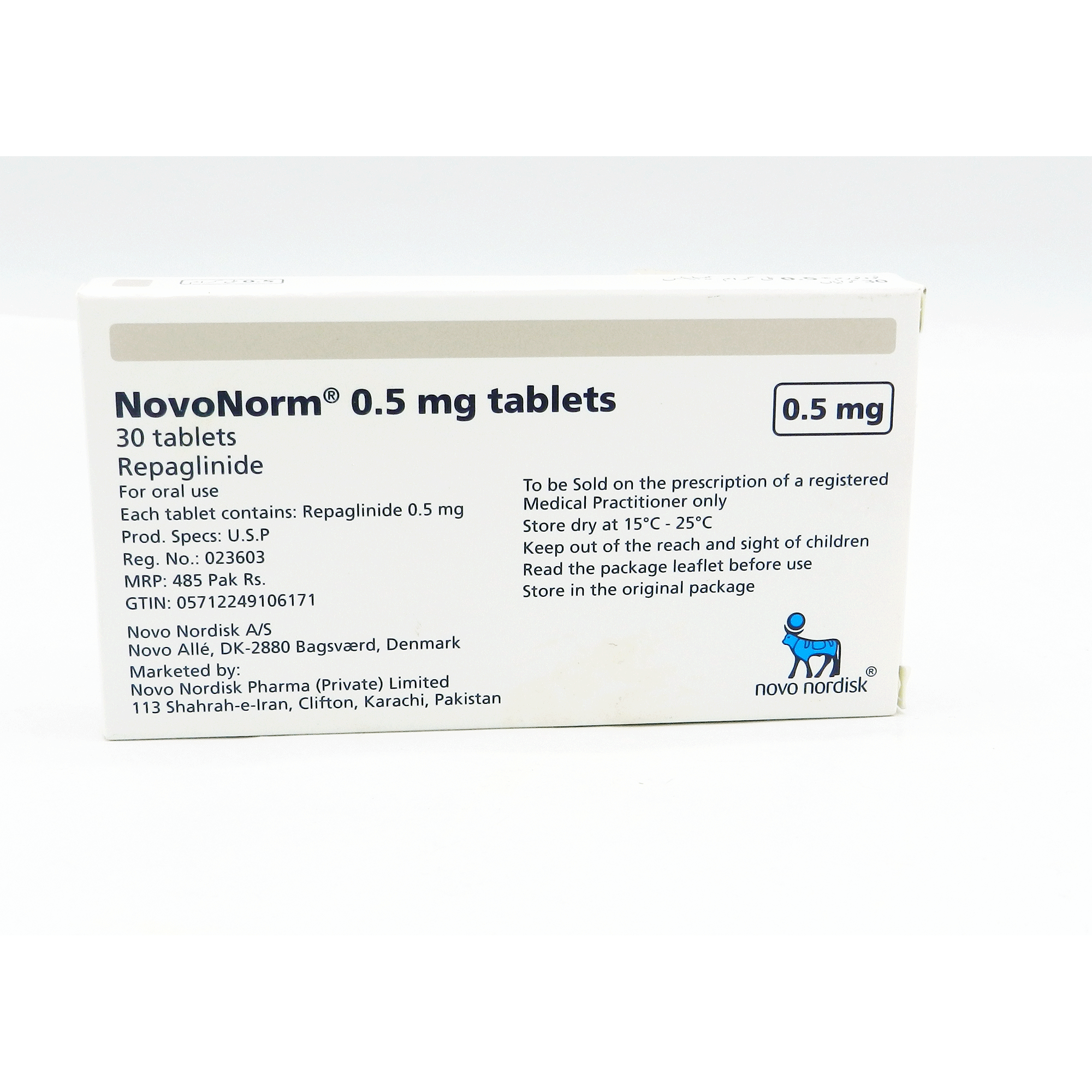 Novonorm tablet 0.5 mg 30’s