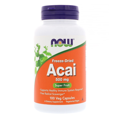 Now Acai 500Mg 100Ct