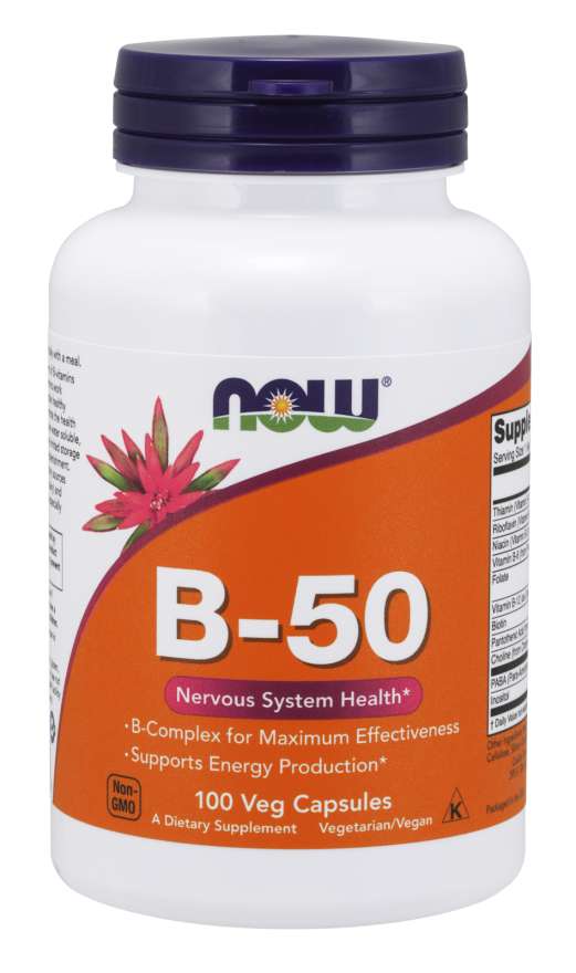 Now Vit B 50Mg 100Ct