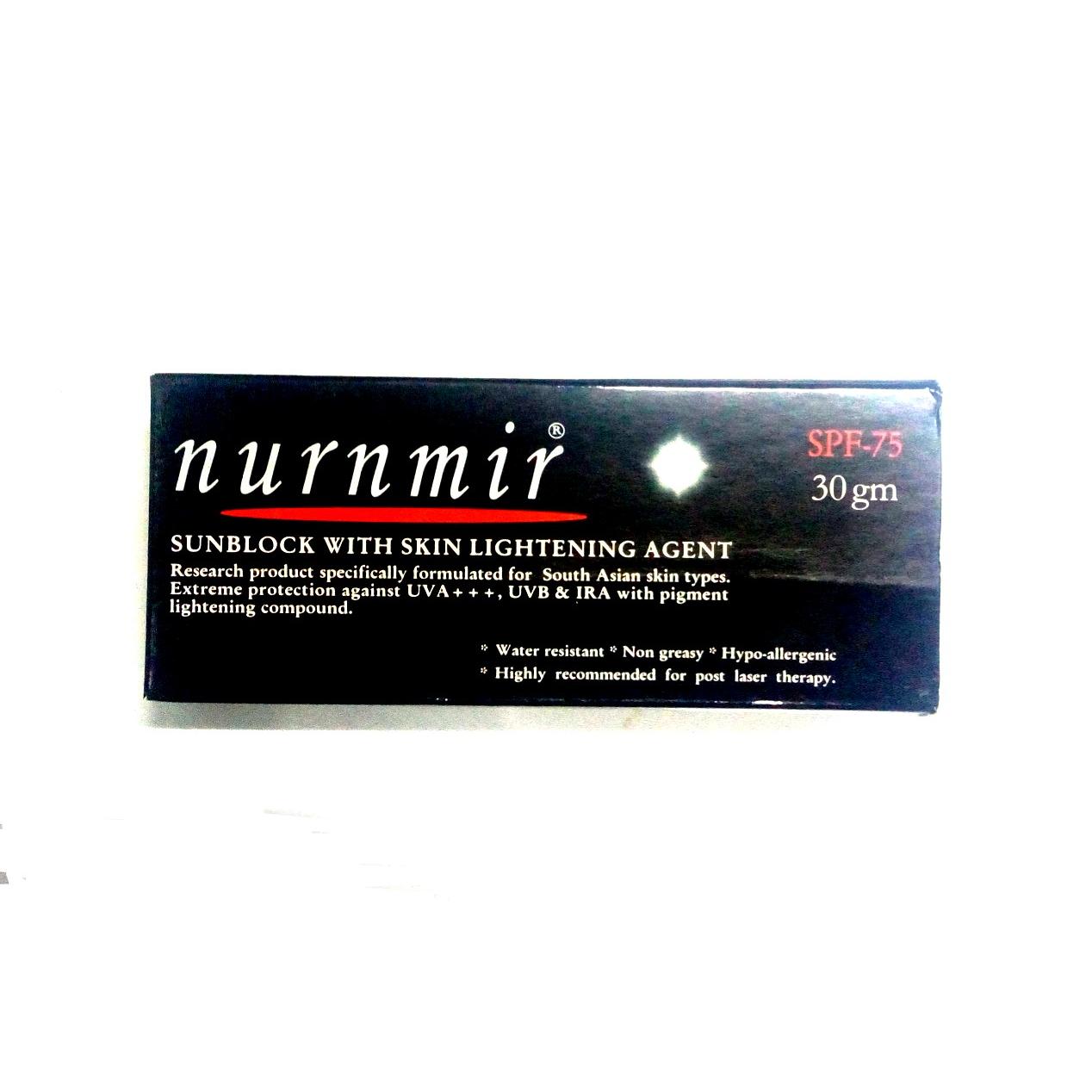 NURNMIR CREAM 30GM SPF75